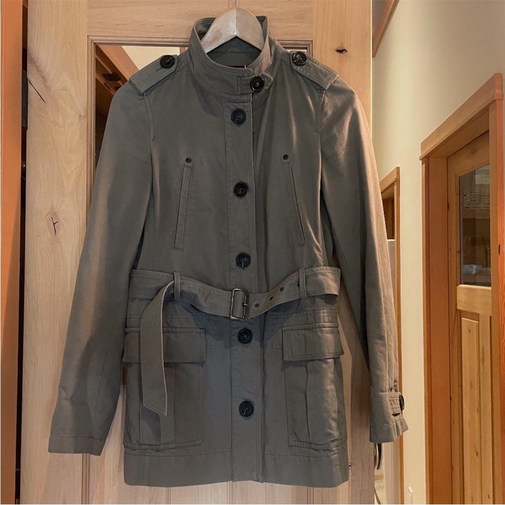 Comptoir Des Cotonniers Trench Coat Utility Field Jacket